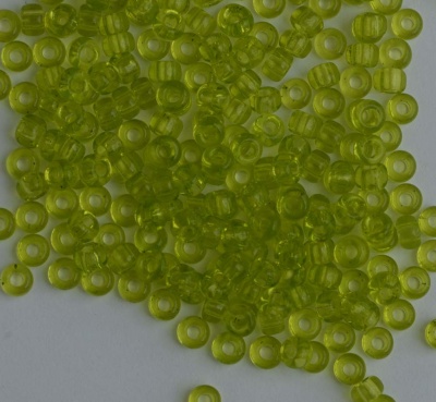 Miyuki Seed 0143  Green Size 15 11 8 6  Transparent Chartreuse Bead  10g