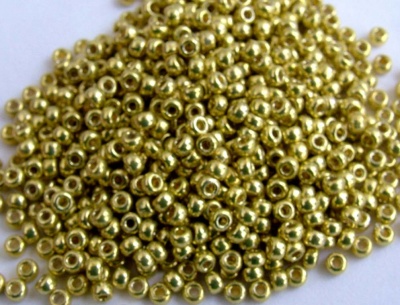 Miyuki Seed 4205 Gold  Size 15 11 8 6 Duracoat Galvanised Zest Bead 10g