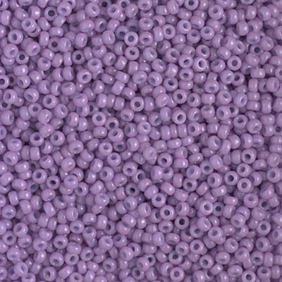 Miyuki Seed 4486 Purple Size 15 11 8  Duracoat Op Dyed Crocus Bead  10g