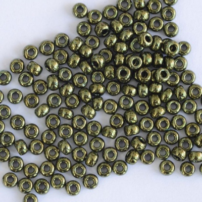 Miyuki Seed 0459 Green Size 15 11 8 Metallic Olive Bead 10g