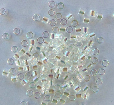 Miyuki Delica DB0051 Clear Size 15 11 10 Transparent Crystal AB Bead 5g