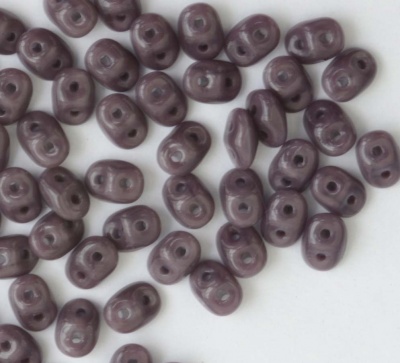 Superduo Purple Opaque Purple 23020 Czech Beads x 10g