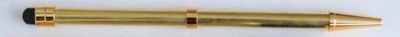 Beadable Pen Stylus Touch Screen Gold or Chrome Plated Rubber Tip Optional Grips