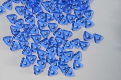 Tri Blue Sapphire 30070 Czech Beads x 5g