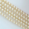 Glass Pearl Round Cream 2 3 4 6 8 10 12 mm Old Lace 10001 Czech Beads