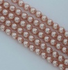 Glass Pearl Round Pink 2 3 4 6 mm Antique Pink 14244 Czech Beads