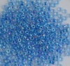 Miyuki Seed 2206 Blue Size 15 Blue Lined Crystal AB Bead 10g