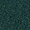 Miyuki Seed 0338 Green Size 15 11 Lined Emerald Lustre Bead 10g