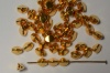 Pinch Gold 5 mm 24ct Gold Plated 23980-35000 Czech Glass Beads  x 2g