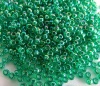 Miyuki Seed 0295 Green Size 15 6  Transparent Emerald AB Bead 10g