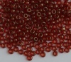 Miyuki Seed 0309 Red Size 11  Dark Red Gold Lustre Bead 10g