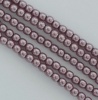 Glass Pearl Round Purple 2 3 4 6 8 mm Orchid 70428 Czech Beads