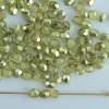 Fire Polished Green 3 4 mm Met Ice Crystal Lime 00030-67813 Czech Bead