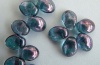 Petal Purple Vega On Crystal Amethyst Lustre 00030-15726 Czech Glass Bead x 50