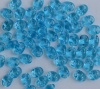 Superduo Blue Aquamarine Transparent Miniduo  60020 Czech Beads x 10g