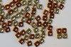 Quad Gold Jet California Gold Rush 23980-98542 Czech Glass Bead x 5g