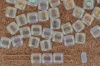 Tile 6mm Clear Crystal AB Full 00030-28703 Czechmates Bead x 25