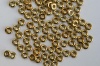 O Beads Gold Crystal Amber Full  00030-26440 Czech Glass x 5g