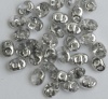 Superduo Silver Crystal Labrador Half Miniduo 00030-27001 Czech Beads  x 10g