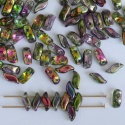 StormDuo Green Crystal Magic Orchid 00030-95000 Czech Glass Beads x 50