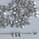 Gekko Silver Crystal Matt Met Aluminium 00030-01700 Czech Glass Bead x 5g