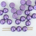 Cabochon Czechmates 7mm Purple Crystal Sat Met Bodacious Beads 00030-77048 x 5g