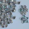 Dragon Scales Silver Crystal Silver Rainbow 00030-98530 Czech Glass Bead x 5g