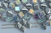 Silky Silver Crystal Silver Rainbow 00030-98530 Czech Glass Beads x 10g