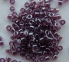 Miyuki Delica DB1224 Purple Size 11  Transparent Mauve Lustre Bead 5g