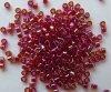 Miyuki Delica DB1242 Red Size 11 Transparent Dark Cranberry AB Bead 5g