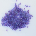 Miyuki Delica DB1755 Purple Size 11 Fuchsia Lined Aqua AB Bead 5g