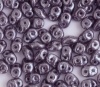 Superduo Purple Opaque Shimmer Miniduo 23020-14400 Czech Beads x 10g