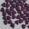 Triangle Purple Velvet Pearl Coat  Pastel Bordeaux 02010-25032 Czech Beads x 10g