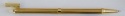 Beadable Pencil Gold or Chrome Plated with Optional Grips