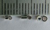 Sterling Silver Crimp Tube Beads Micro Mini 1mm 1.5mm 2mm 3mm x 30