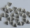 Triangle Silver Crystal Labrador Full 00030-27000 Czech Beads x 10g