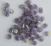 Superduo Purple Tanzanite Matt AB 20500-28771 Czech Beads x 10g