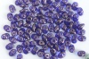Superduo Purple Vega On Dark Sapphire 30090-15726 Czech Beads x 10g