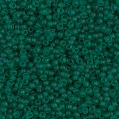 Miyuki Seed 0147F Green Size 15 11 8 Matt Tr Emerald Bead 10g