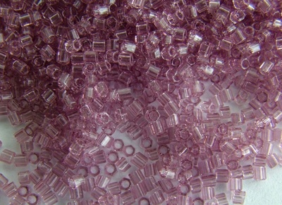 Miyuki Seed Hex Purple  0142 Size 15c  Transparent Amethyst Cut Bead 10g