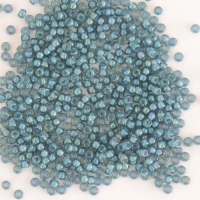 Miyuki Seed 2256 Blue Size 11 Inside Dyed Stormy Bead 10g