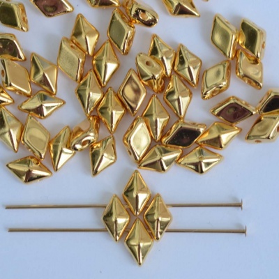 Diamonduo Gold 24ct Gold Plated 00030-35000 Czech Glass Bead x 5g
