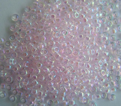 Miyuki Seed 0265 Pink Size 15 11 8 6  Transparent Pale Pink AB Bead 10g