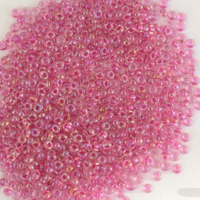 Miyuki Seed 3529 Pink Size 11 Inside Dyed Magenta Bead 10g
