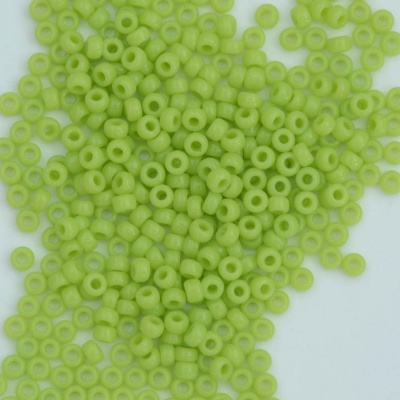 Miyuki Seed 0416 Green Size 11 Opaque Chartreuse Bead 10g