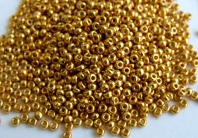 Miyuki Seed 4203 Gold Size 15 11 8 6 Duracoat Galvanised Yellow Gold Bead 10g