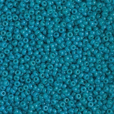 Miyuki Seed 4483 Blue Size 11 Duracoat Op Dyed Azure Bead 10g