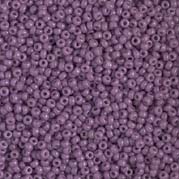 Miyuki Seed 4489 Purple Size 15 11 8  Duracoat Op Dyed Dk Orchid Bead 10g