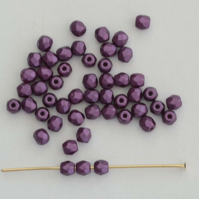 Fire Polished Purple 2 3 4 6 8 mm Pastel Bordeaux 02010-25032 Czech Bead