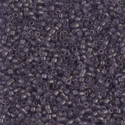 Miyuki Delica DB0386 Purple Size 11 Matt Tr Dried Lavender Luster Bead 5g